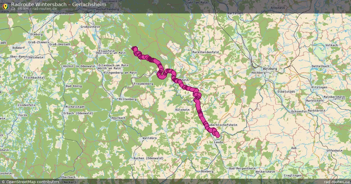 Radtour Wintersbach – Gerlachsheim