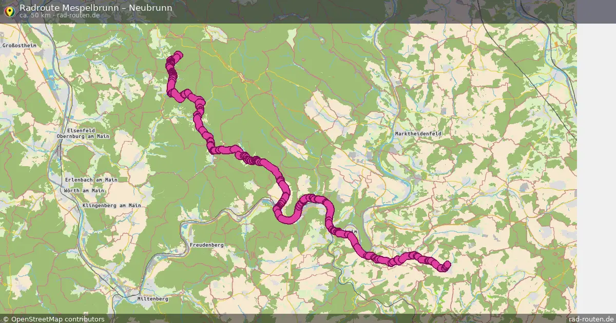 Radtour Mespelbrunn – Neubrunn