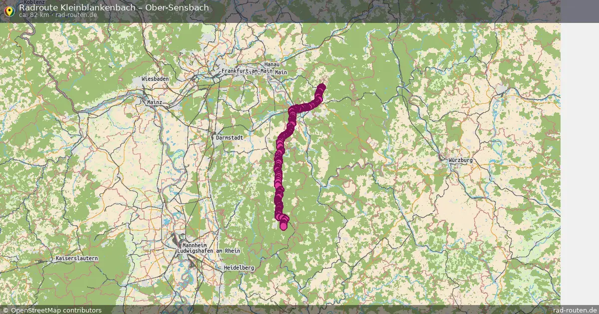 Radtour Kleinblankenbach – Ober-Sensbach