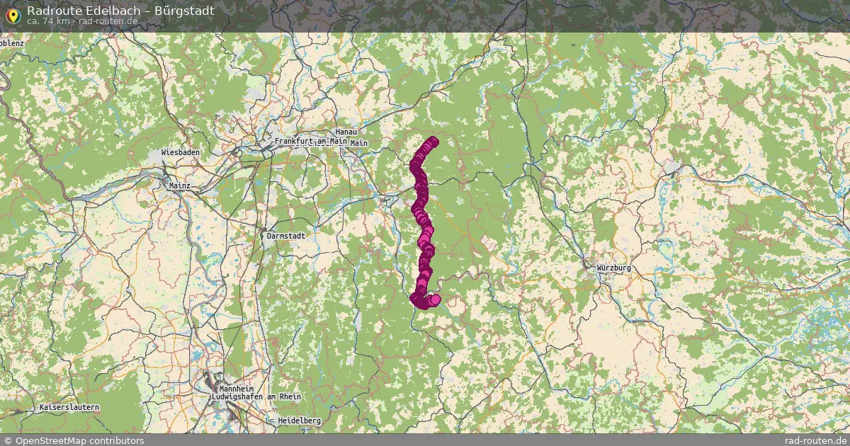 Radtour Edelbach – Bürgstadt