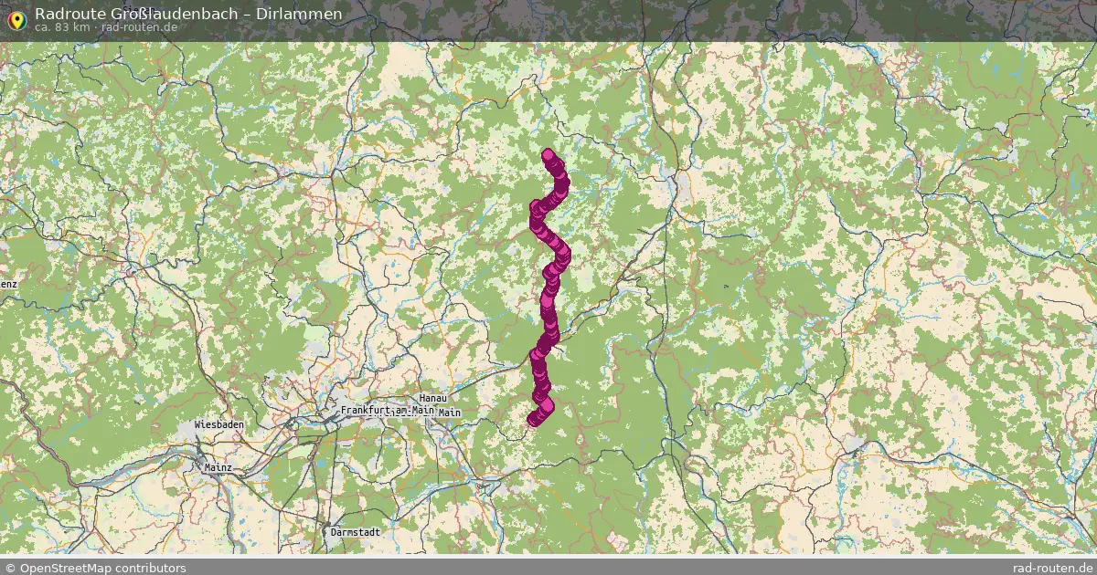 Radtour Großlaudenbach – Dirlammen