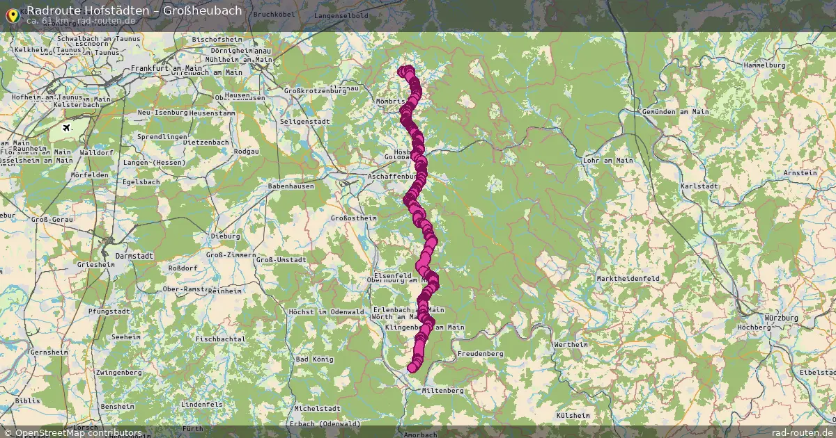Radtour Hofstädten – Großheubach