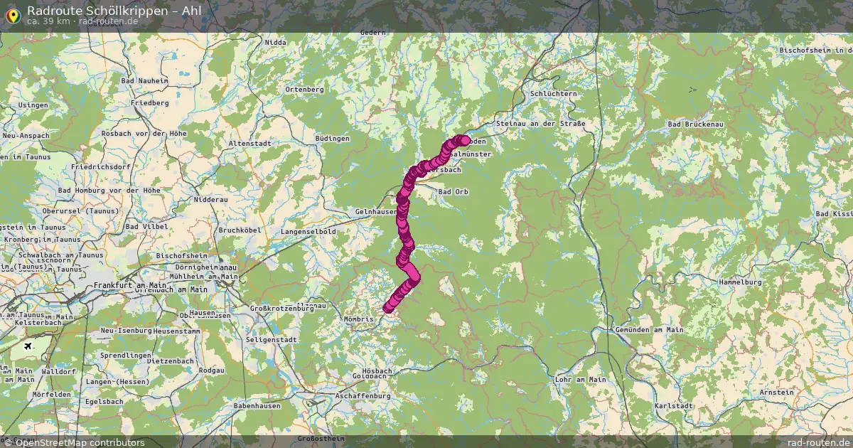 Radtour Schöllkrippen – Ahl