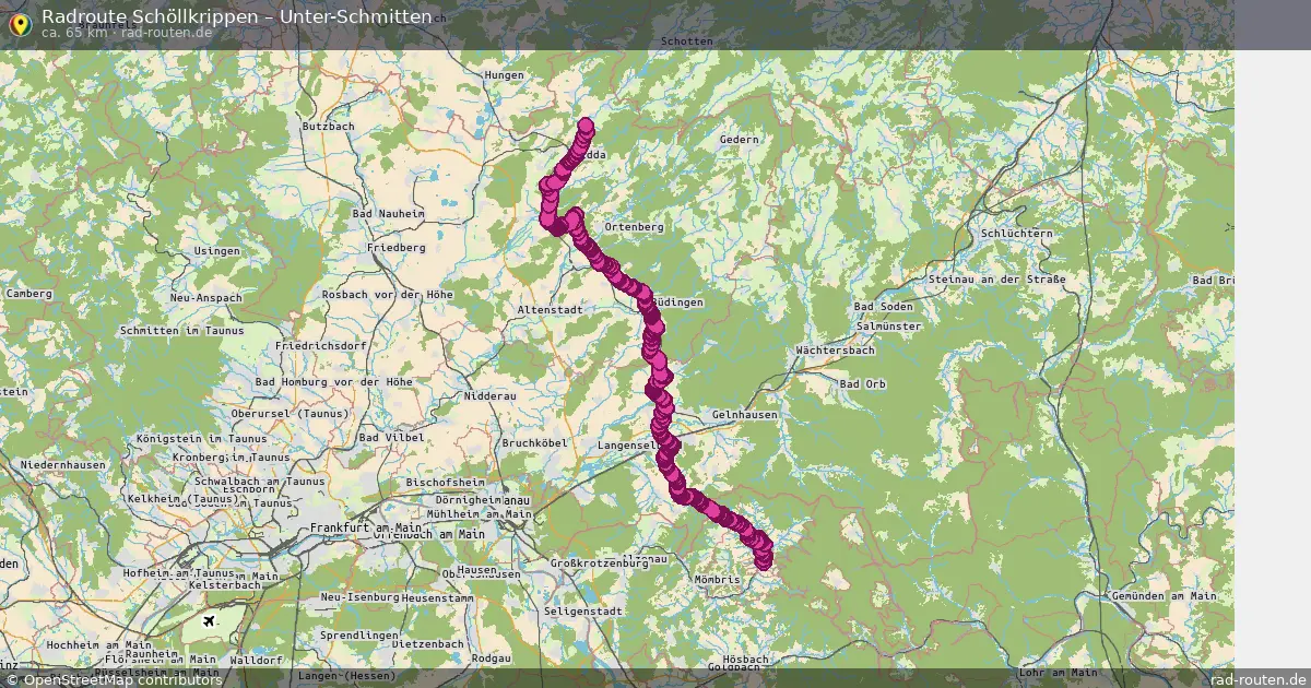 Radtour Schöllkrippen – Unter-Schmitten