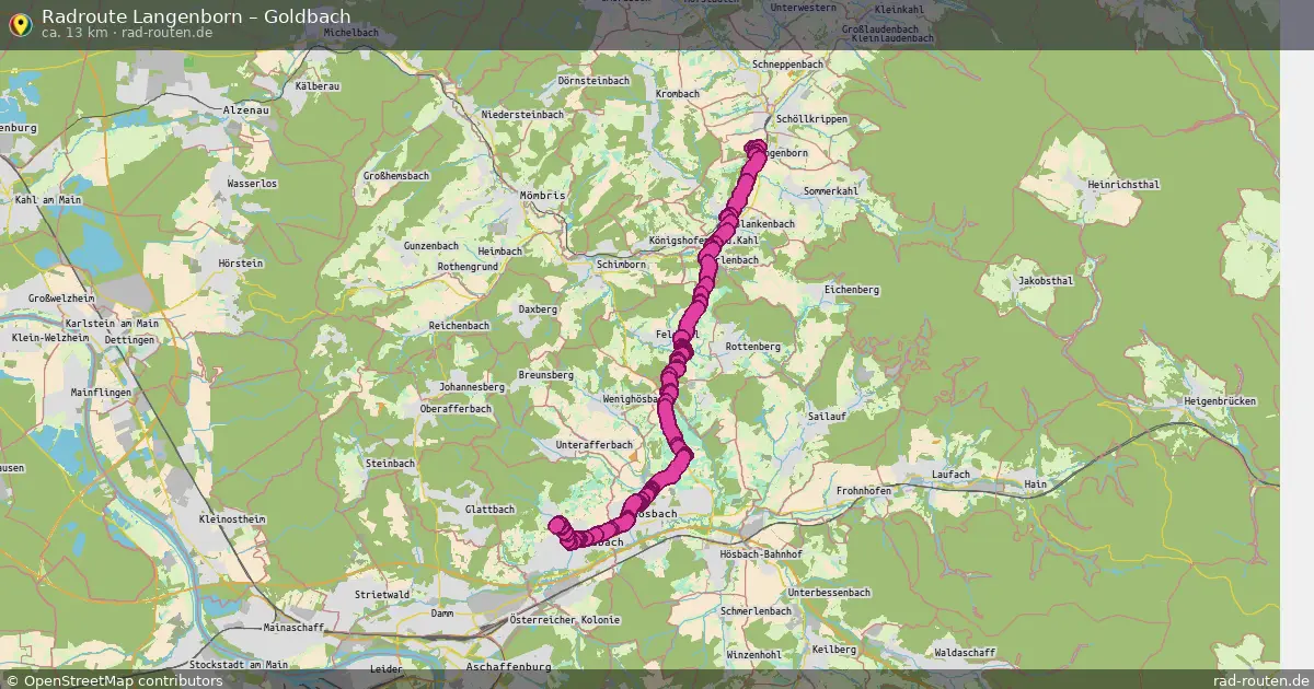Radtour Langenborn – Goldbach