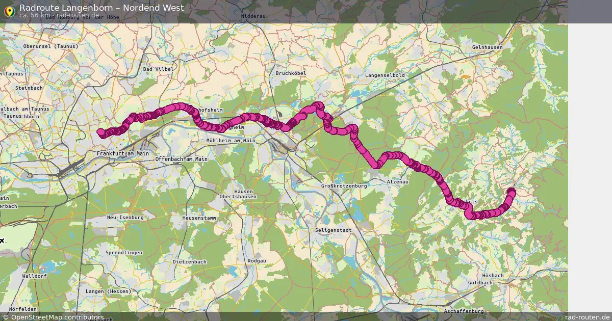 Radtour Langenborn – Nordend West