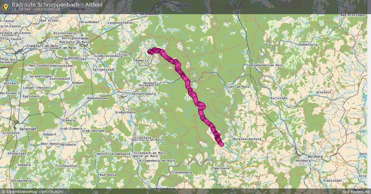 Radtour Schneppenbach – Altfeld