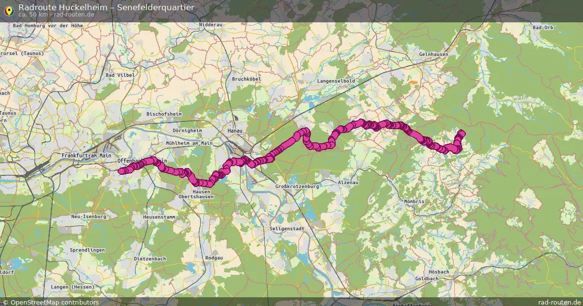 Radtour Huckelheim – Senefelderquartier