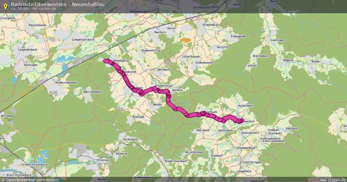 Radtour Oberwestern – Neuenhaßlau
