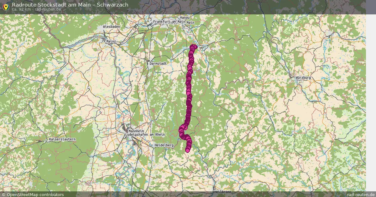 Radtour Stockstadt Am Main – Schwarzach