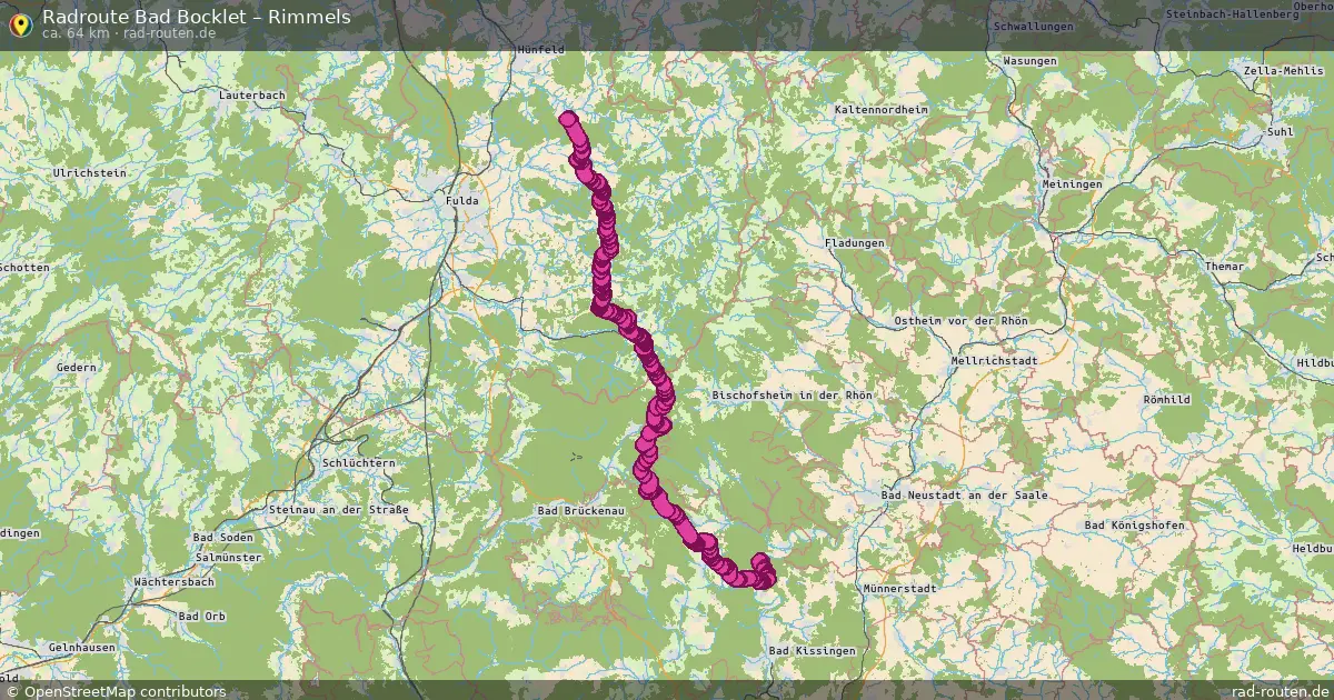 Radtour Bad Bocklet – Rimmels