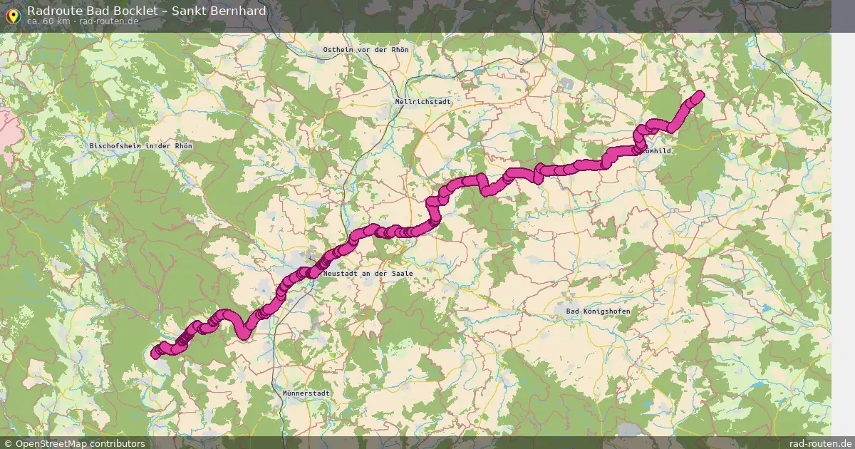 Radtour Bad Bocklet – Sankt Bernhard