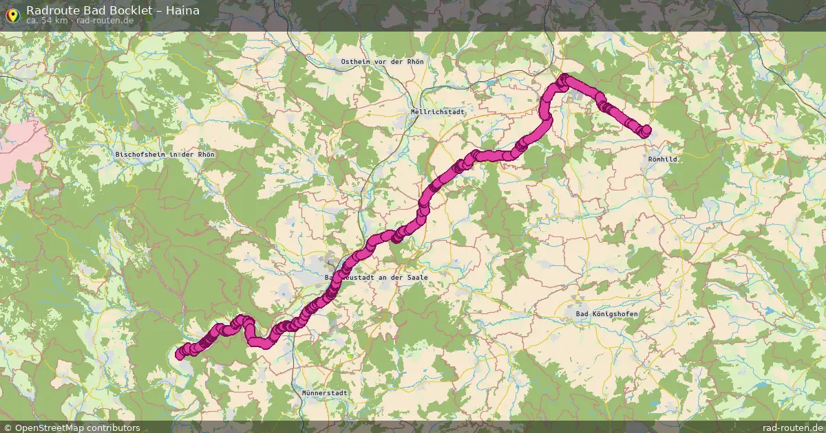 Radtour Bad Bocklet – Haina