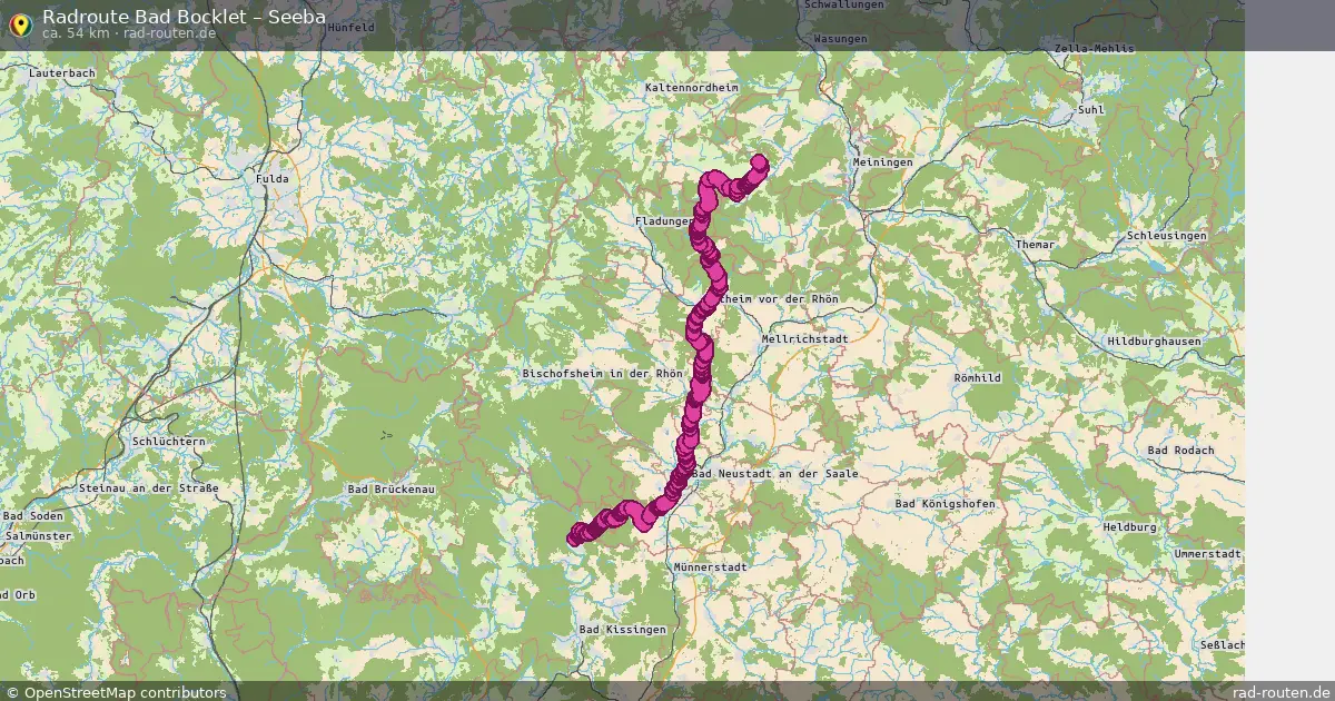 Radtour Bad Bocklet – Seeba