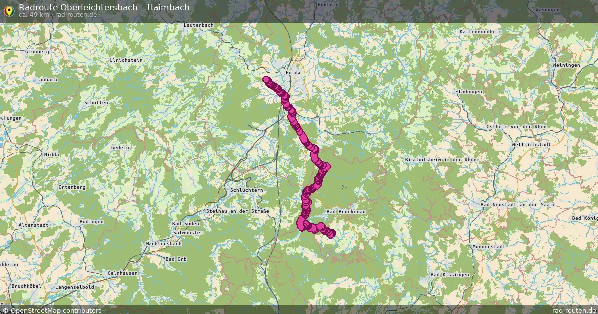 Radtour Oberleichtersbach – Haimbach