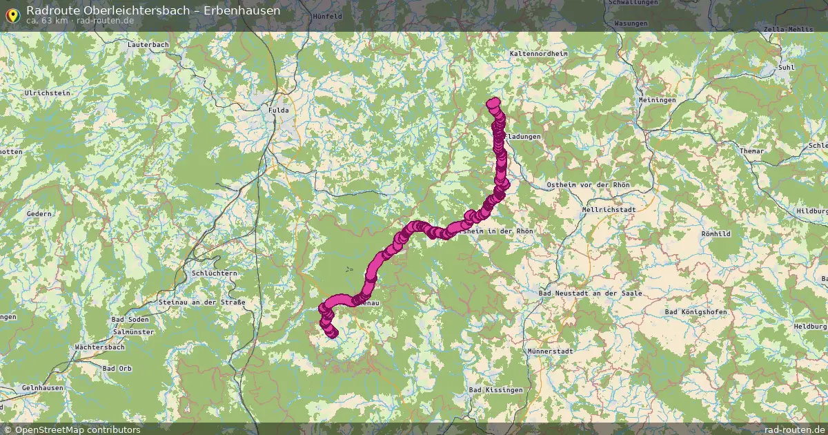 Radtour Oberleichtersbach – Erbenhausen
