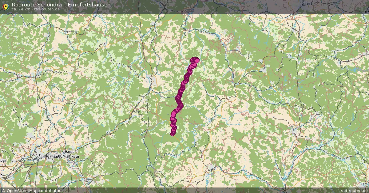 Radtour Schondra – Empfertshausen