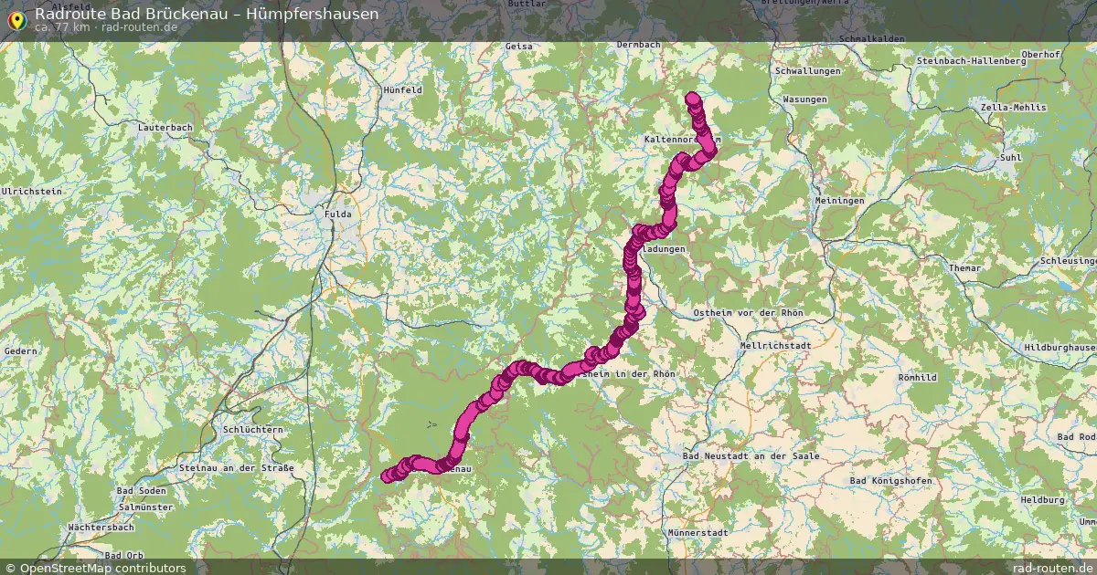 Radtour Bad Brückenau – Hümpfershausen