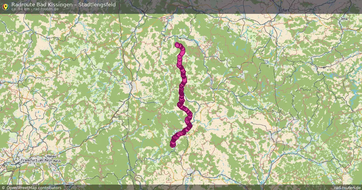 Radtour Bad Kissingen – Stadtlengsfeld
