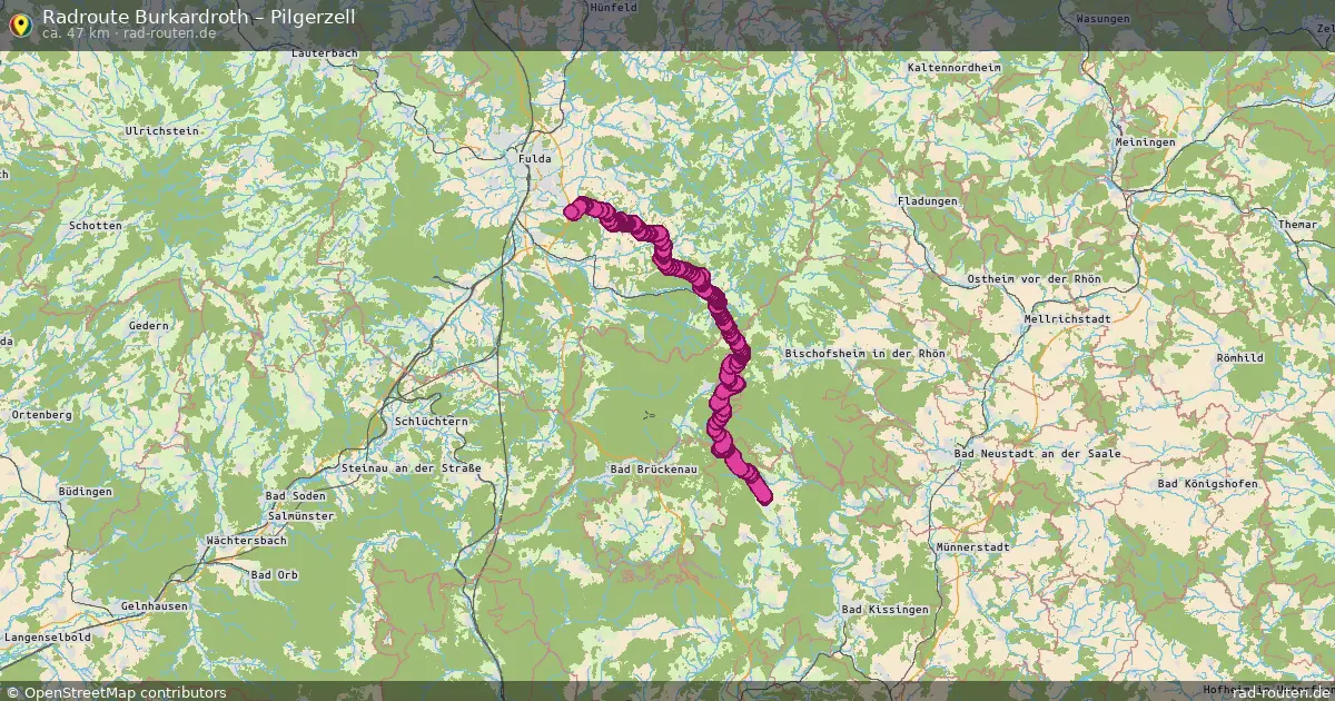Radtour Burkardroth – Pilgerzell