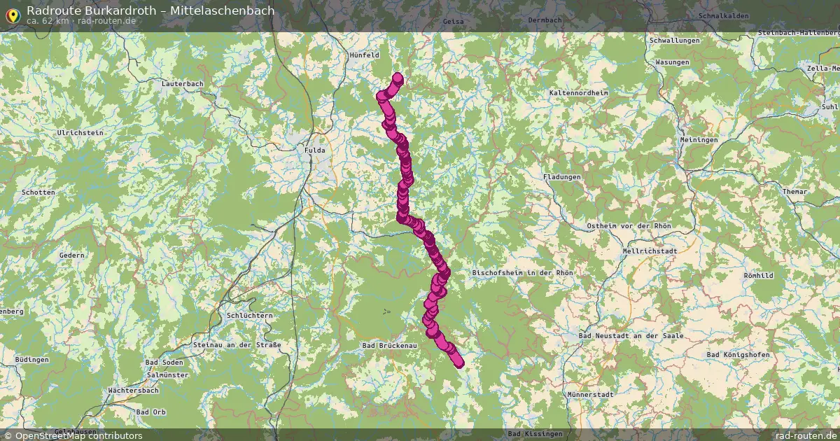 Radtour Burkardroth – Mittelaschenbach