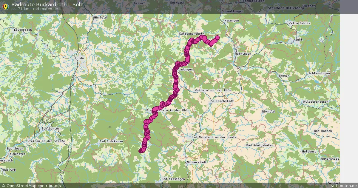Radtour Burkardroth – Solz