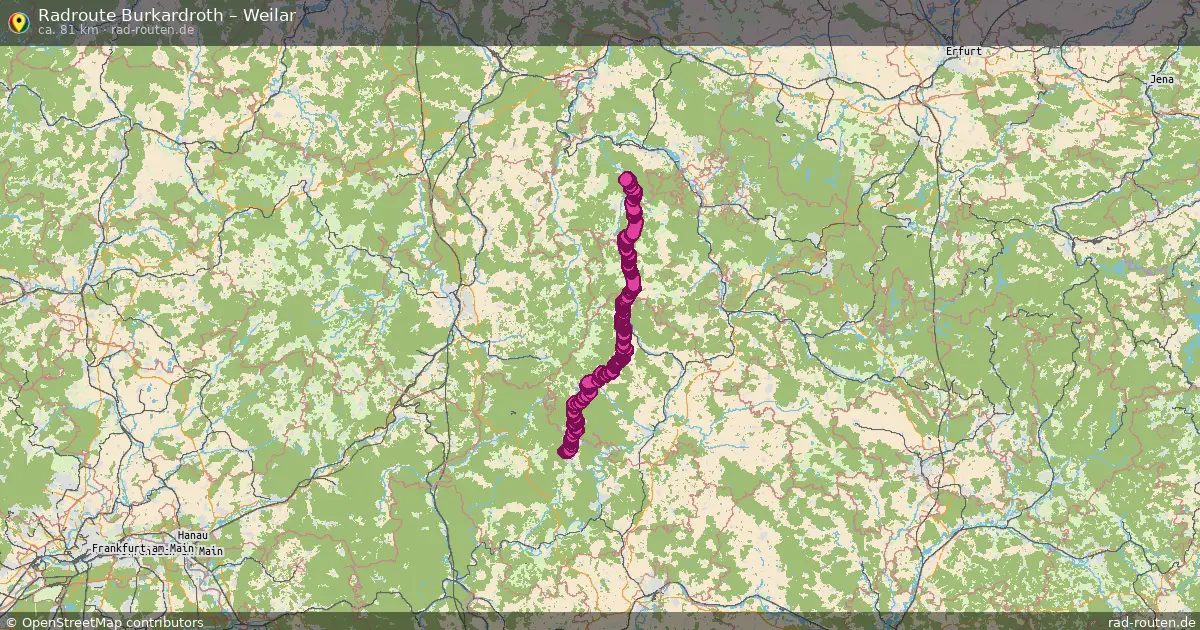 Radtour Burkardroth – Weilar