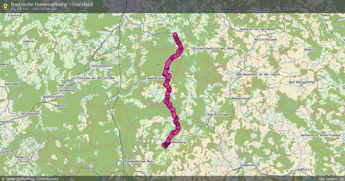 Radtour Hammelburg – Gersfeld