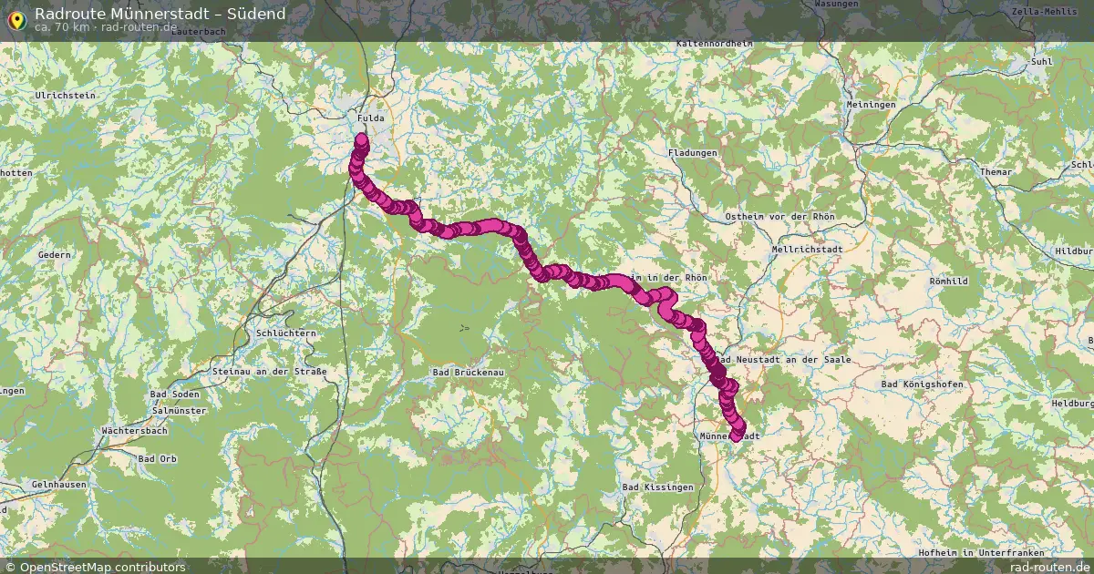 Radtour Münnerstadt – Südend