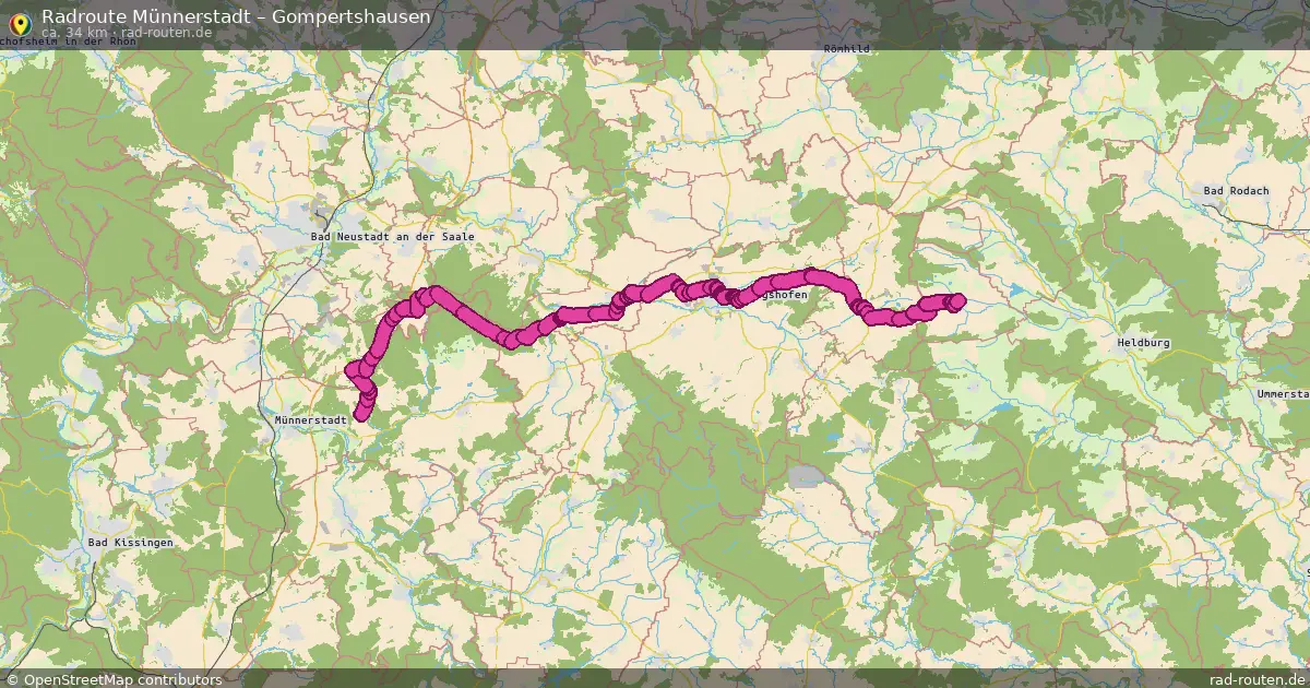 Radtour Münnerstadt – Gompertshausen