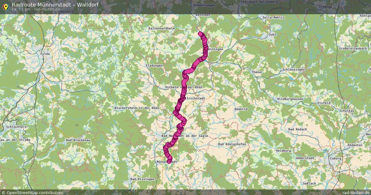 Radtour Münnerstadt – Walldorf