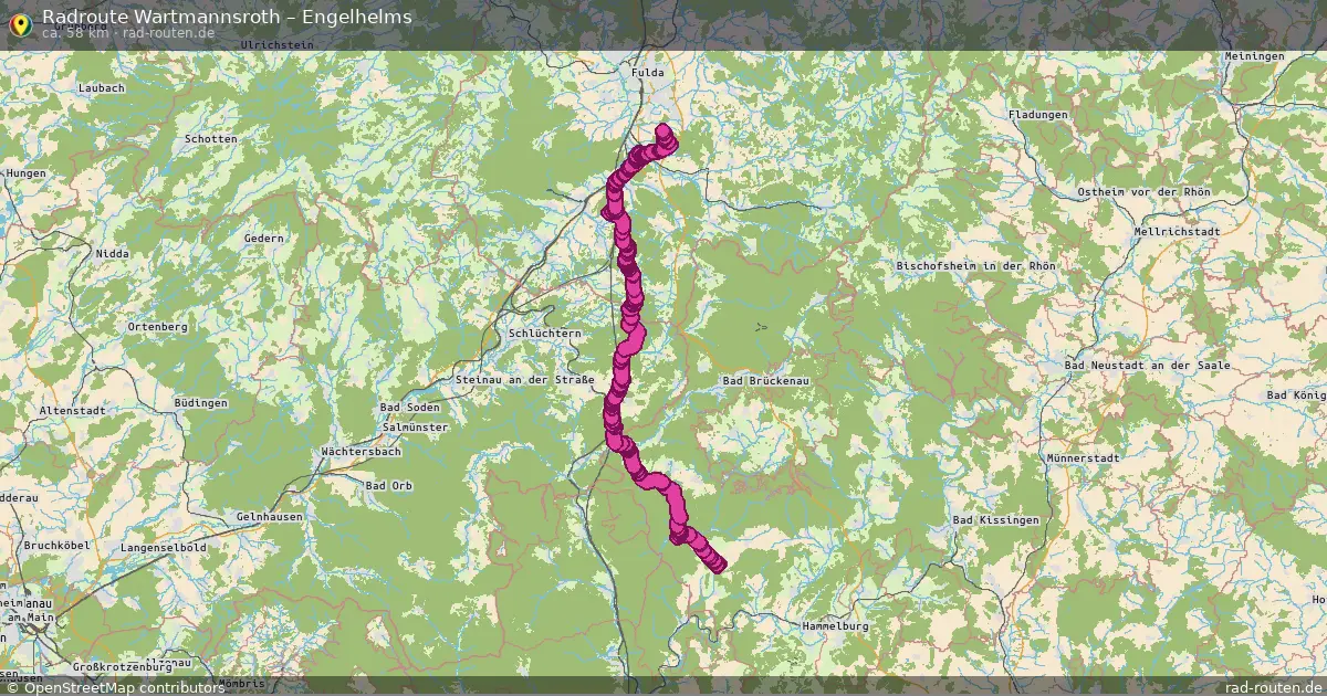 Radtour Wartmannsroth – Engelhelms