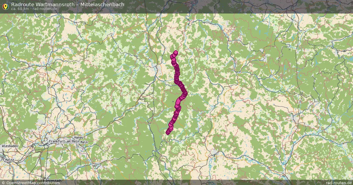 Radtour Wartmannsroth – Mittelaschenbach