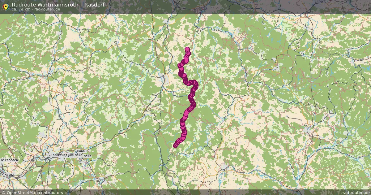 Radtour Wartmannsroth – Rasdorf