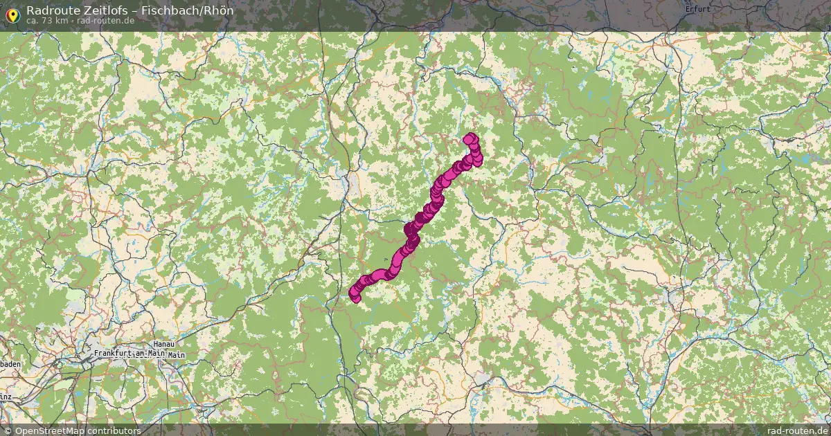 Radtour Zeitlofs – Fischbach Rhön