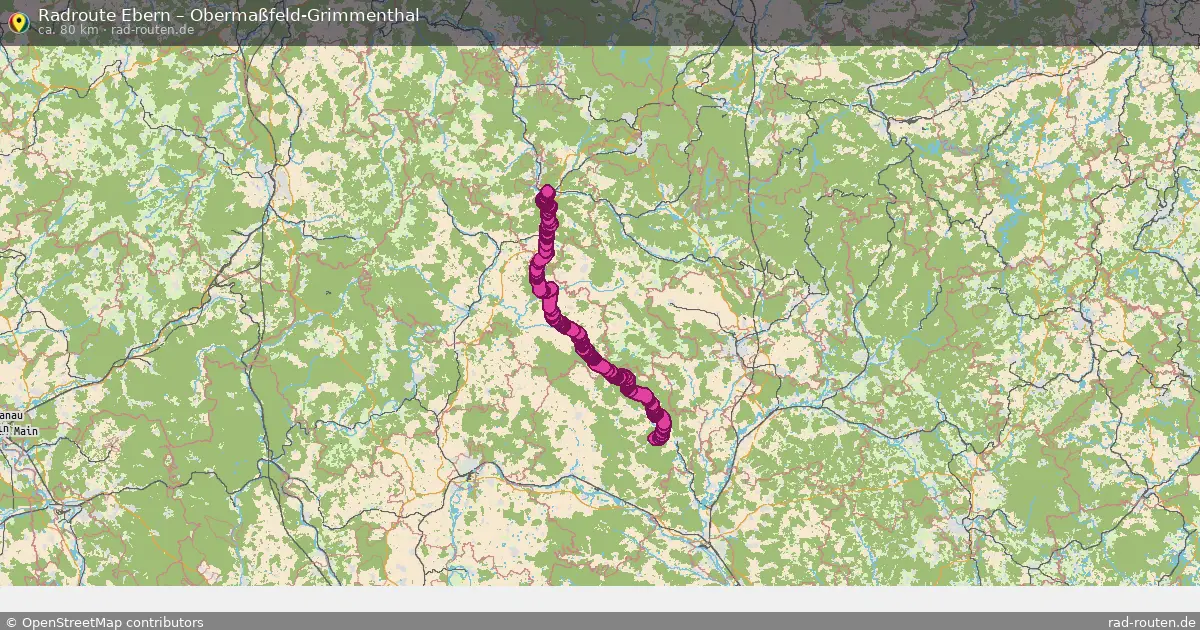 Radtour Ebern – Obermaßfeld-Grimmenthal