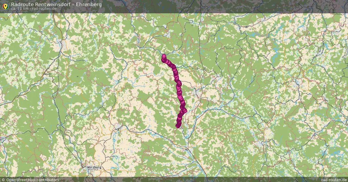 Radtour Rentweinsdorf – Ehrenberg