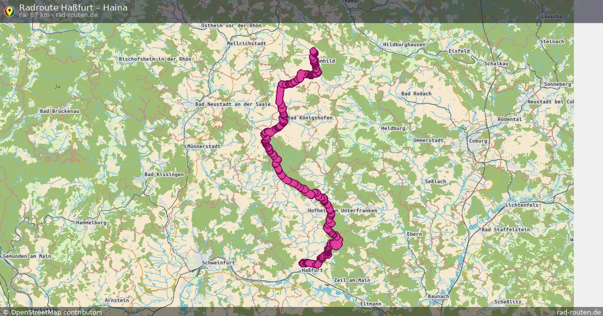 Radtour Haßfurt – Haina