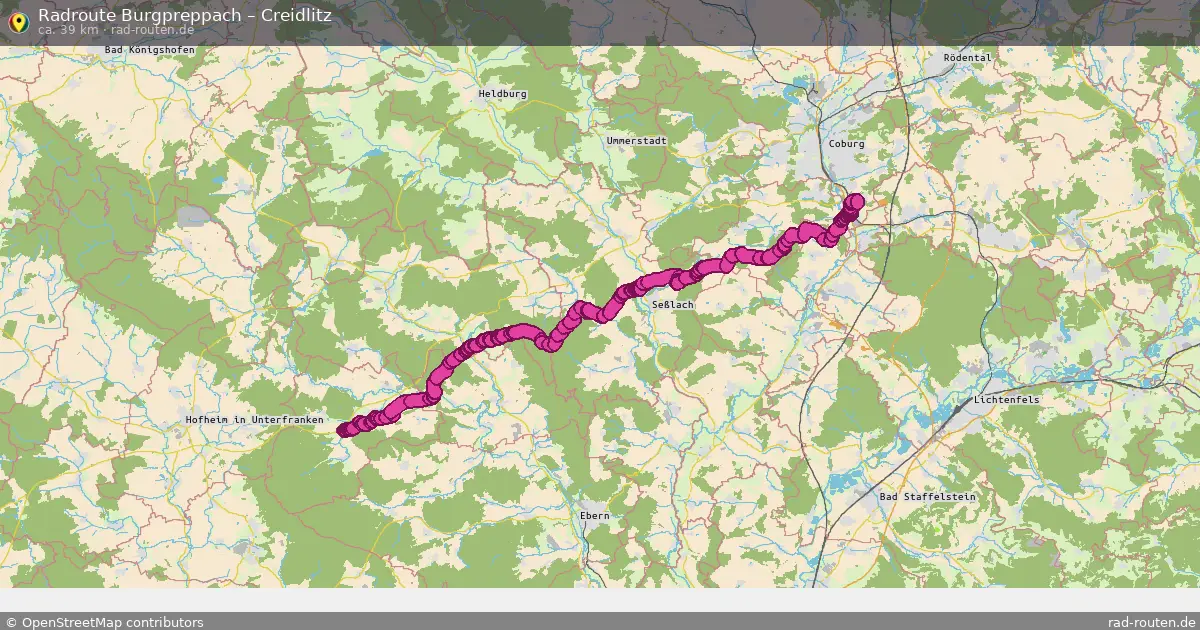 Radtour Burgpreppach – Creidlitz