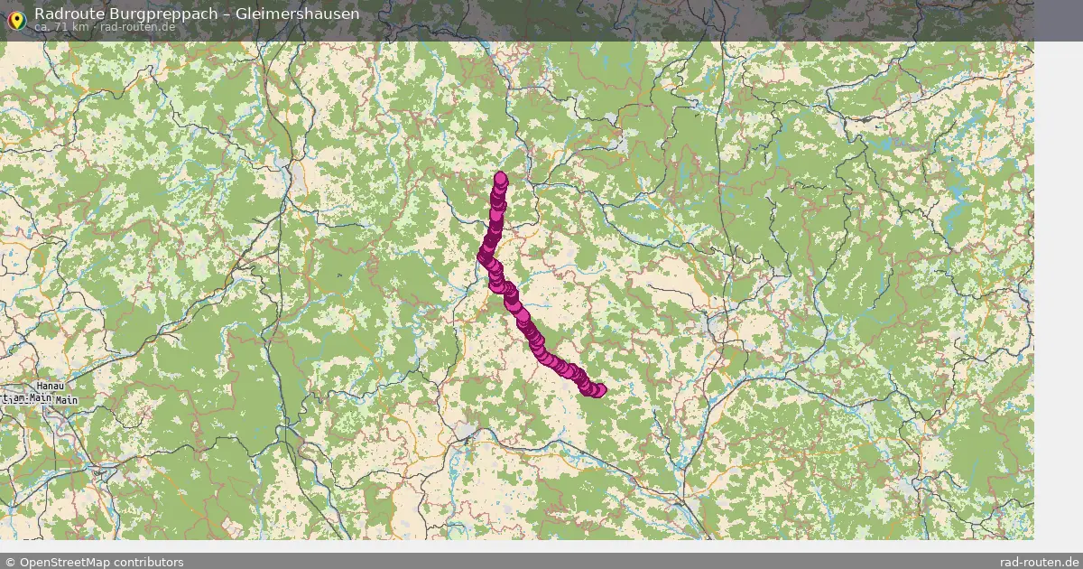 Radtour Burgpreppach – Gleimershausen