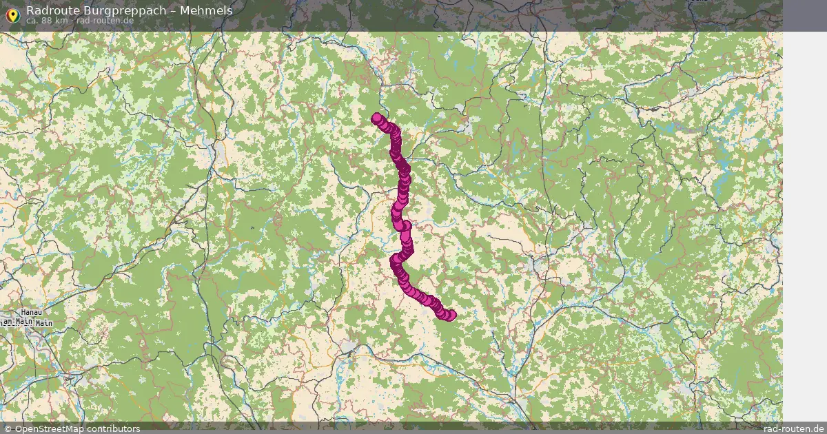 Radtour Burgpreppach – Mehmels