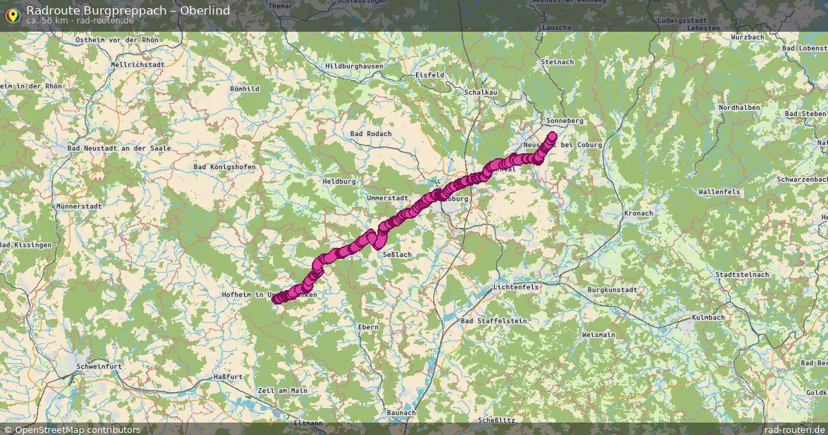 Radtour Burgpreppach – Oberlind
