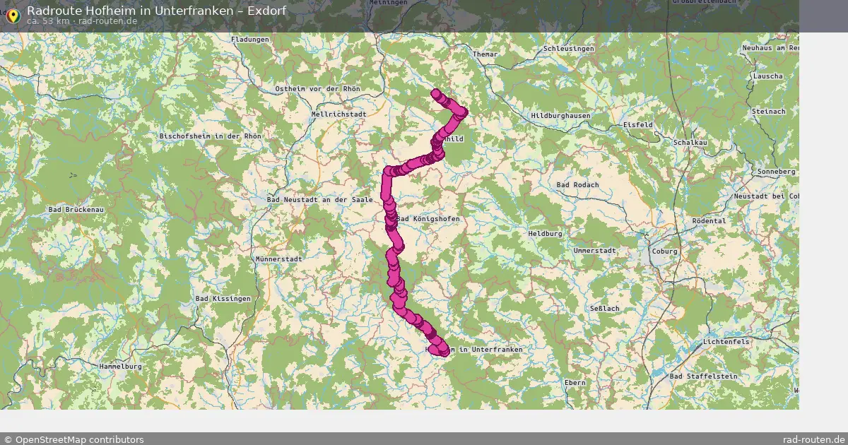 Radtour Hofheim In Unterfranken – Exdorf