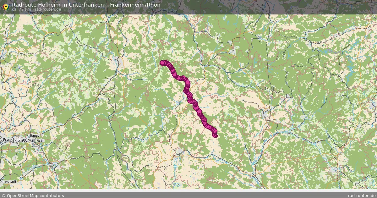 Radtour Hofheim In Unterfranken – Frankenheim Rhön