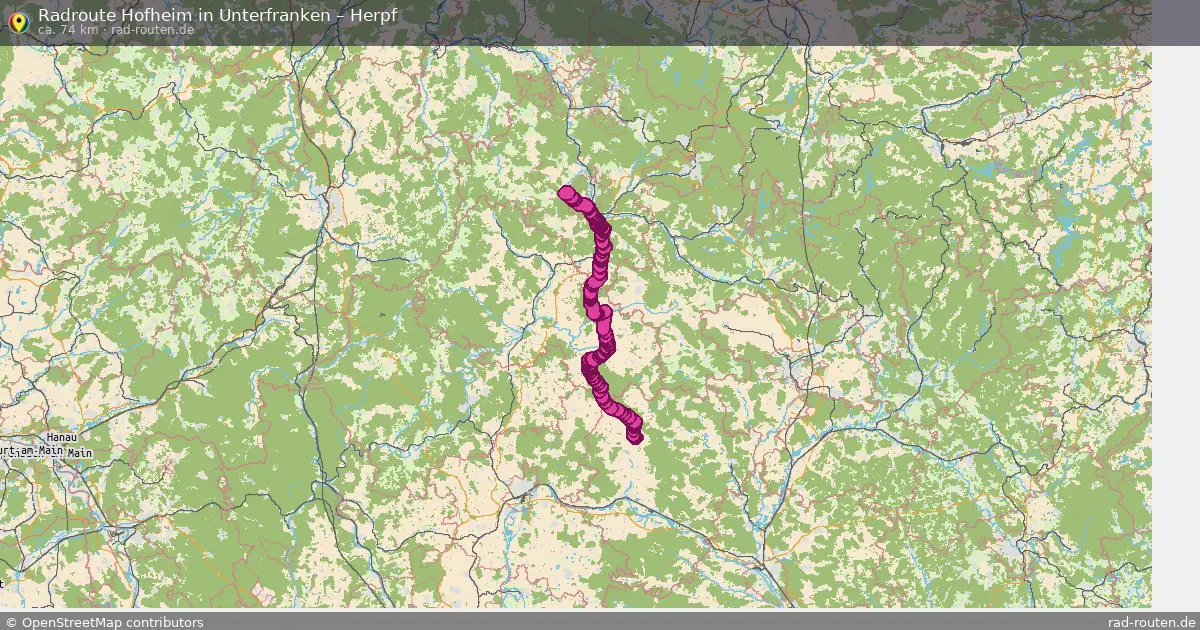 Radtour Hofheim In Unterfranken – Herpf