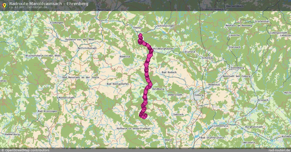 Radtour Maroldsweisach – Ehrenberg
