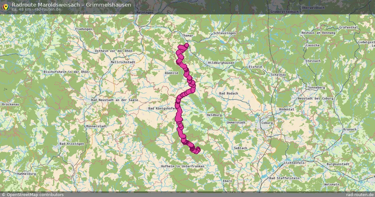 Radtour Maroldsweisach – Grimmelshausen