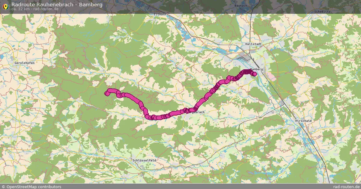Radtour Rauhenebrach – Bamberg
