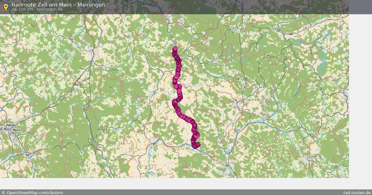 Radtour Zeil Am Main – Meiningen