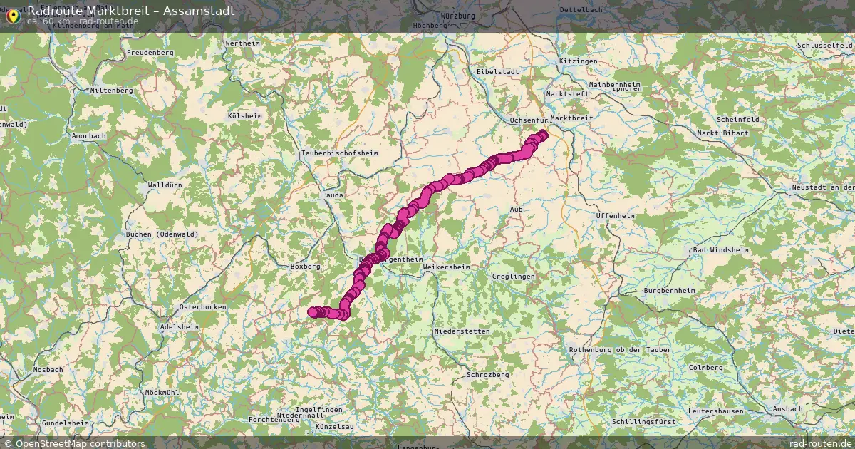 Radtour Marktbreit – Assamstadt